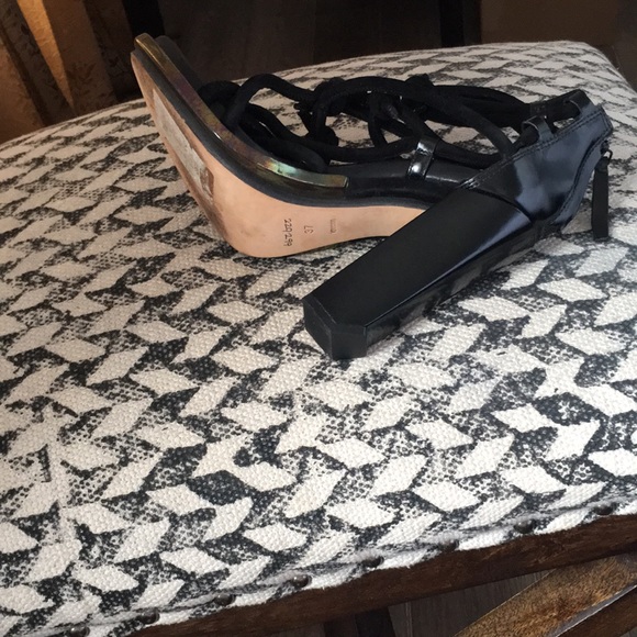 Selling my black strapped Alexander Wang high heel sandal. - Picture 3 of 3